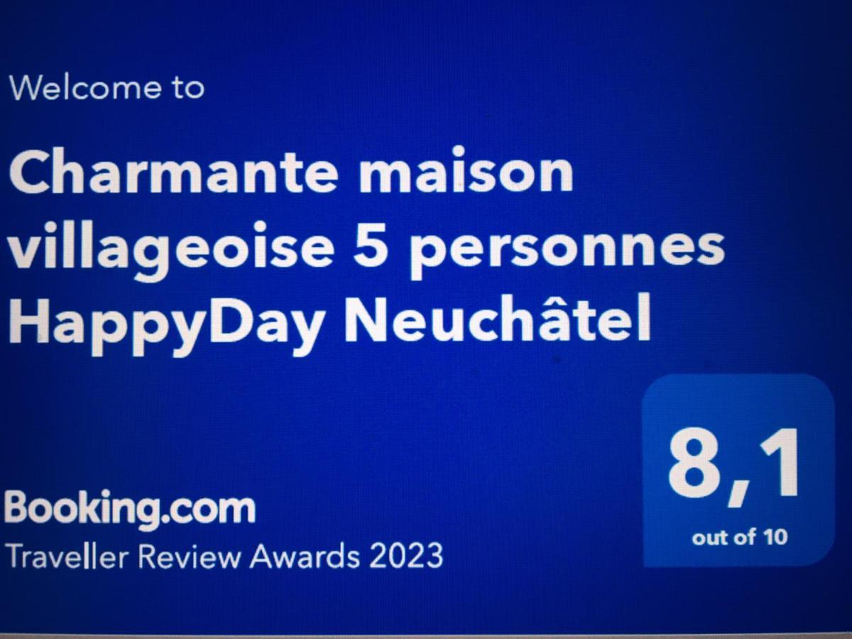 Charmante Maison Villageoise 5 Personnes Happyday Neuchatel Saint-Blaise المظهر الخارجي الصورة
